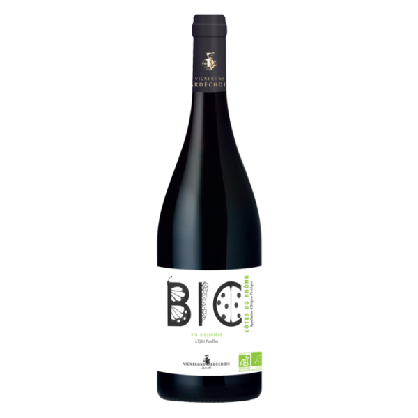 Bio rode wijn - Grenache en Syrah - warm en vol van smaak